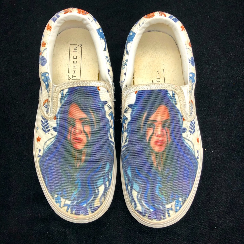 Billie Eilish Three In Slip Ons